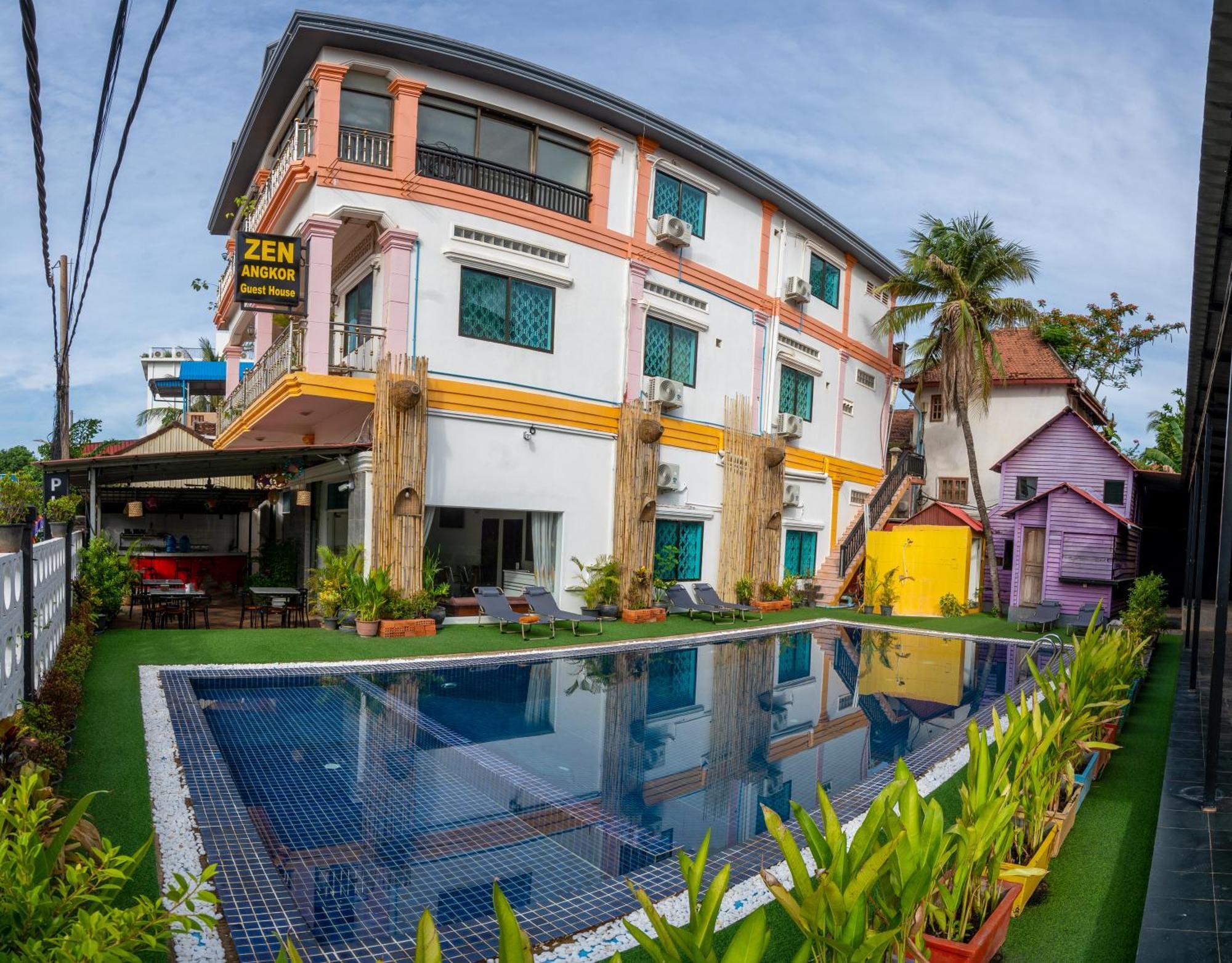 Zen Angkor Guest House سيام ريب المظهر الخارجي الصورة